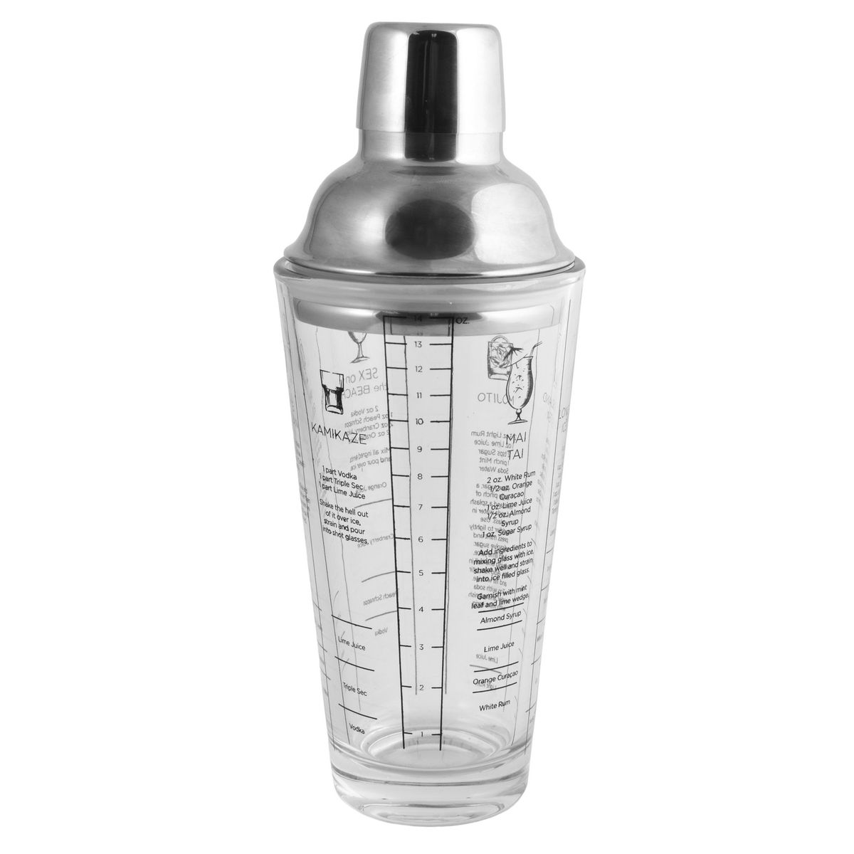 Glass Cocktail Shaker 400ml