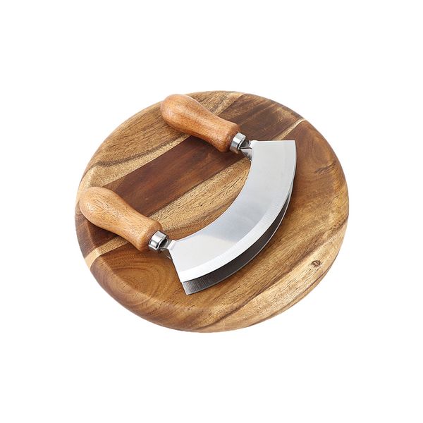 Stainless Steel Double-Sided Cutter Cutting Board Swing Kitchen Cutter