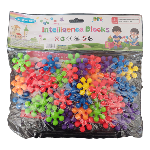 Puzzle Blocks (Flower Shape) Building Blocks Educational Toys For Kids