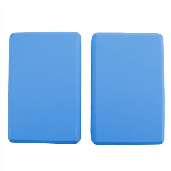 Yoga Blocks 2 Pack Eva Foam Yoga Block Exercise Bricks Purple
