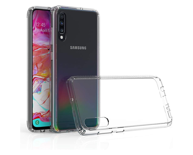Clear Slim TPU, Shockproof Case Compatible with Samsung Galaxy A70