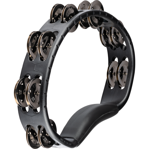 Meinl HTMT1BK Headliner Series Abs Tambourine 2 Rows- Black