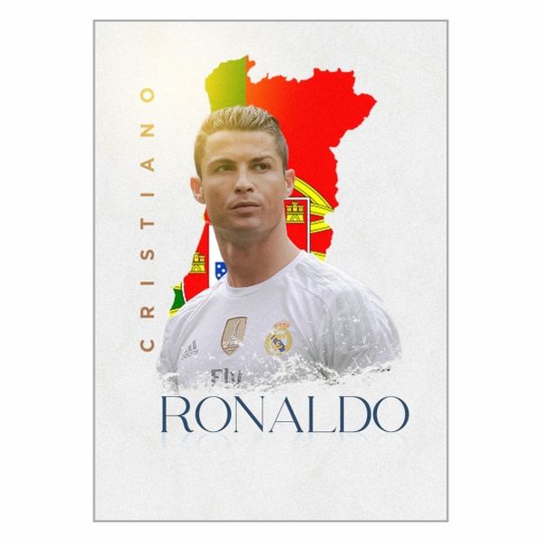 Cristiano Ronaldo Portrait Poster - A1