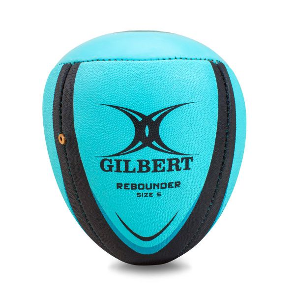 Gilbert Rugby Ball Rebounder Teal Blue image