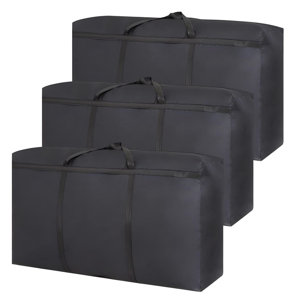 3 Pk z 180L Lg Bags-Black
