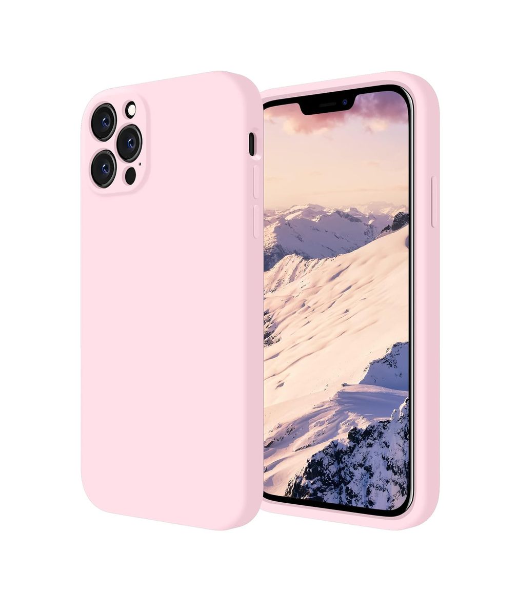 pink silicone case iphone 12 pro max