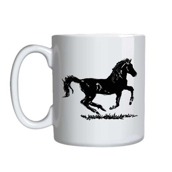 Art Horse12 Mugs for Horse Lovers Trendy Graphic Birthday Cup Present 015