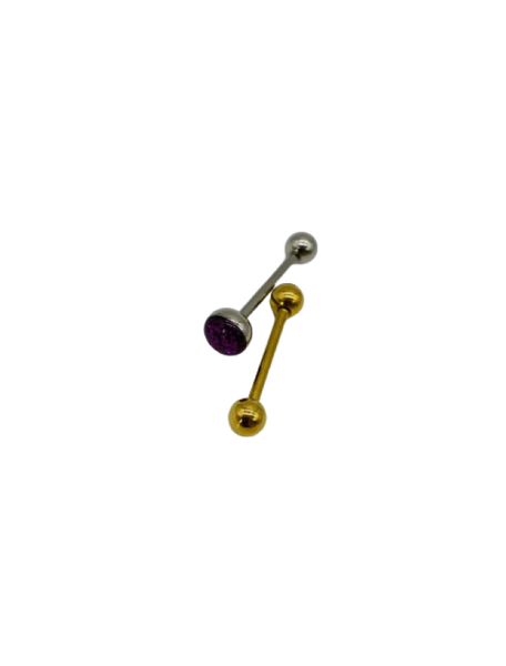 Fabulae Tongue Ring Set, Janessa