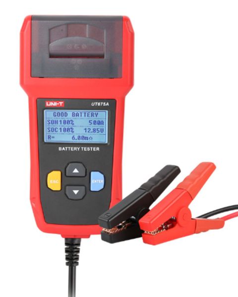 Uni-T UT675A Battery Tester Automotive Battery Health Analysis with Printer