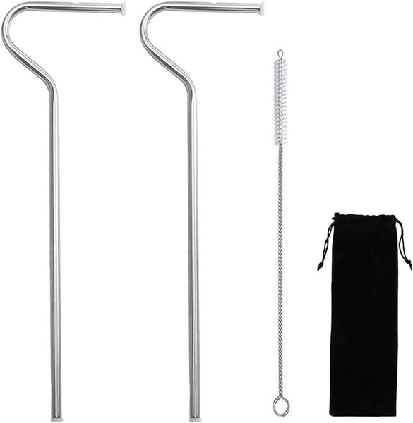 Anti Wrinkle Reuseable Straws - Pack of 2