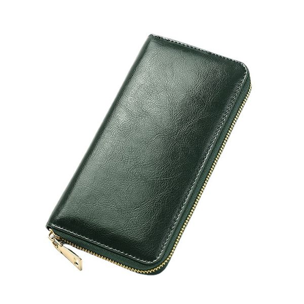 Women's long zipper wallet