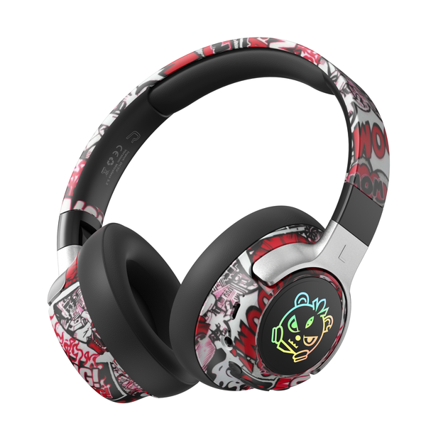 Bluetooth Over-Ear Headphones with Noise Cancelling Long Battery Life