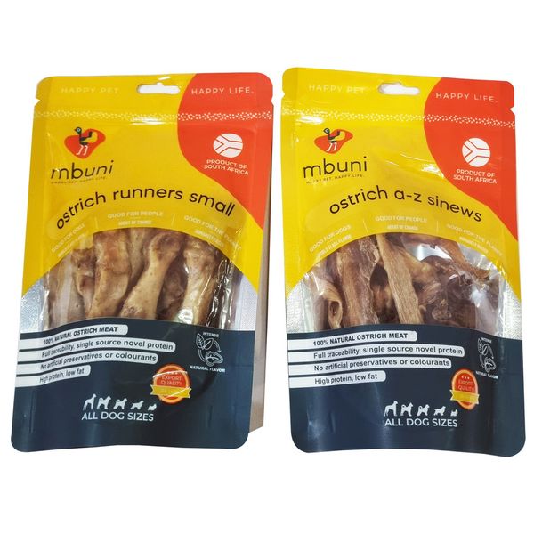 Mbuni Ostrich Sinews &amp; Runners - 37g