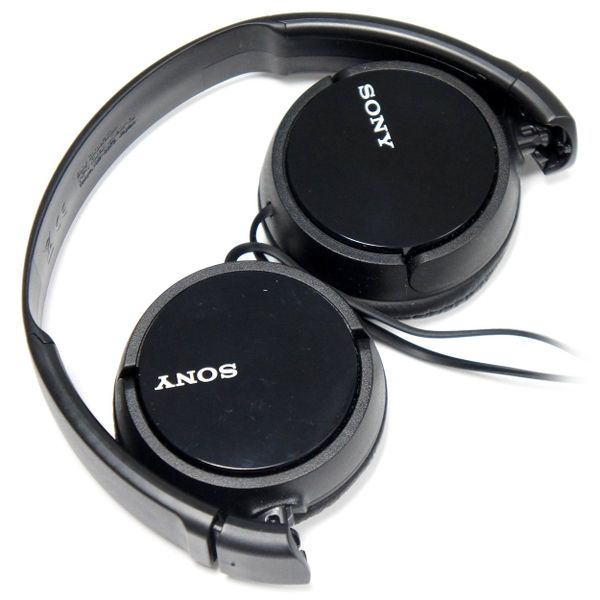 Sony MDR-ZX110 Wired On Ear Headphone (Black)