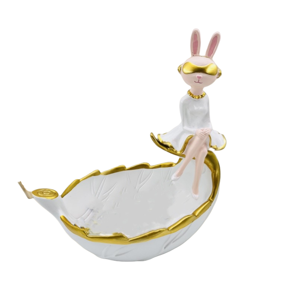 Markoman-Multifunctional Leaf Storage Beauty Rabbit Home Decoration