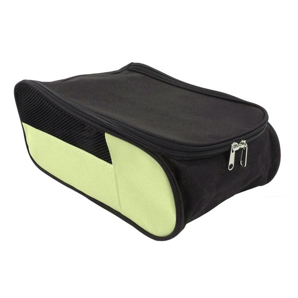 Dustproof Golf Shoe Bag Travel Black Green