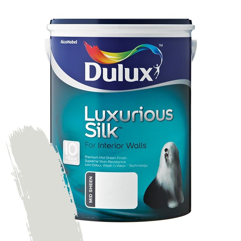 Dulux Lux Silk 5L Moon Grey Buy Online in South Africa