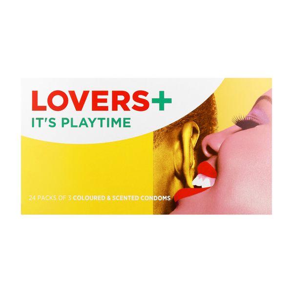 Lovers Plus Coloured &amp; Scented Condom - 3 x 24’s