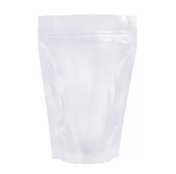 Resealable Clear Stand Up Pouch Bags (with Zip) 120mm X 225mm - 100 ...