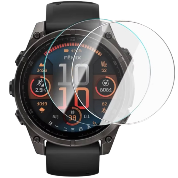 Comealong Tempered Glass Screen Protector For Garmin Fenix 8 (47mm): 2pc