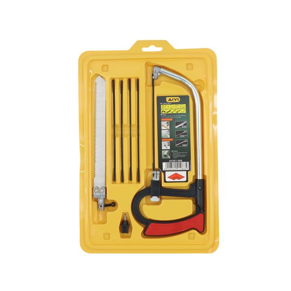AIYI Mini Hand Saw Set for Wood, Plastic, and Rubber AY001-066