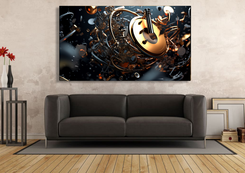 Canvas Wall Art - Music in Motion Abstract - IM0426