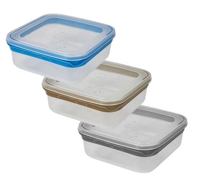 700ml Two Toned Square Container x 8