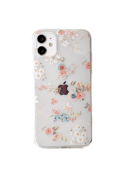 iCACY - Protective case for iPhone 11 &amp; iPhone 7/8/SE2 - Floral