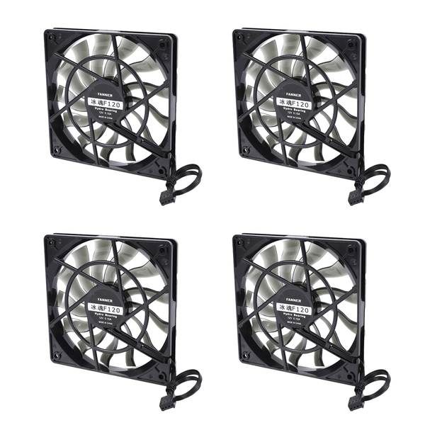 Thin 12Mm Thickness 120X120X12Mm 12V Computer Host Fan With Speed