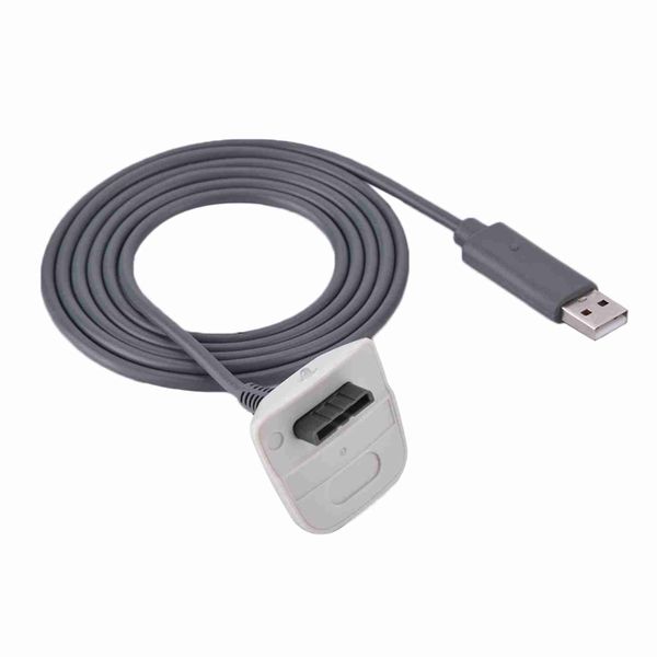 White Charging Cable Compatible with Xbox 360