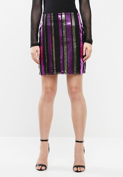 Women's Noisy May Tilda Short Skirt - Black