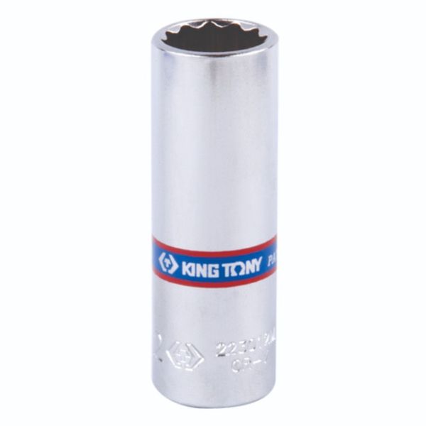 King Tony - 1/4" Deep Socket 14mm 12Pt Chrome - 5 Pack