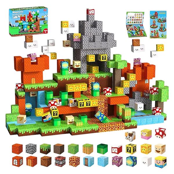 Magnetic Building Blocks Educational DIY Toy Set 150 Pieces