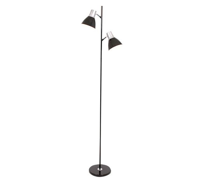 Mother And Son Standing Lamp - Black