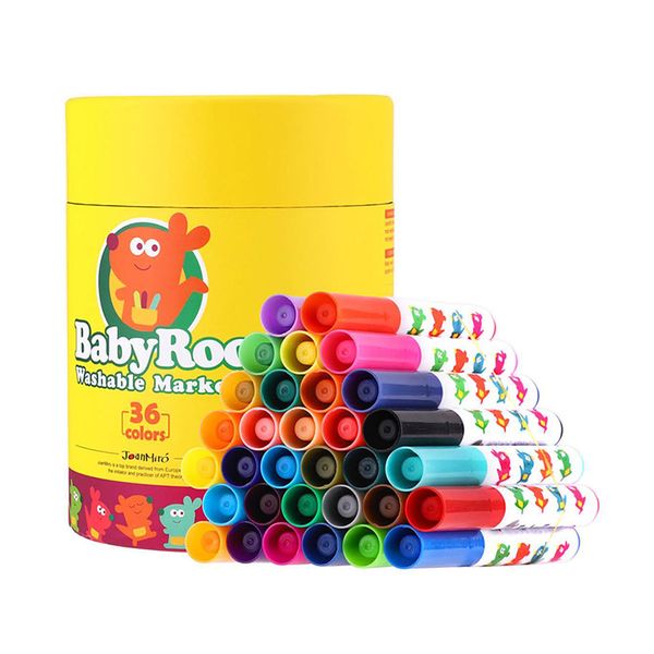 Jar Meló Baby Roo Washable Markers: 36 Markers