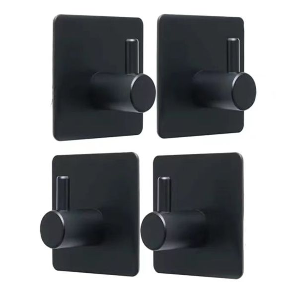 4-Piece Stainless steel Stick Wall Hooks
