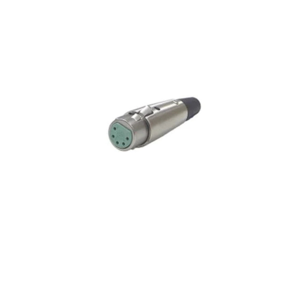 XLR-A5F 5-Pin Inline Female XLR Cable Connector with Screw Clamp