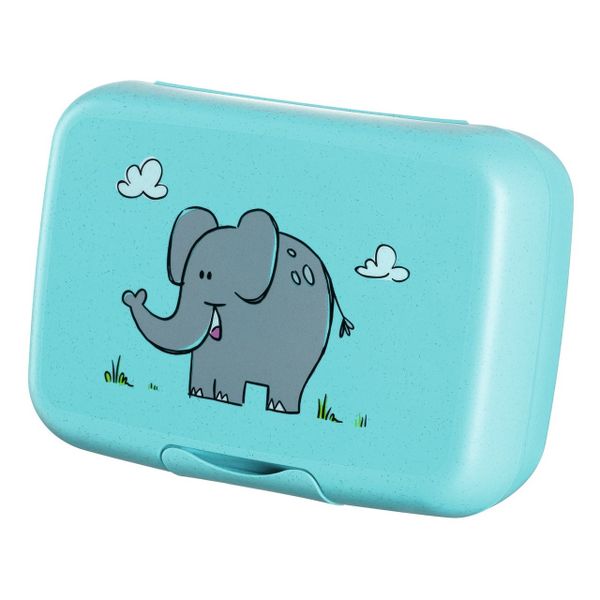 Leonardo Lunchbox for Children: BPA-Free BAMBINI Turquoise Elephant