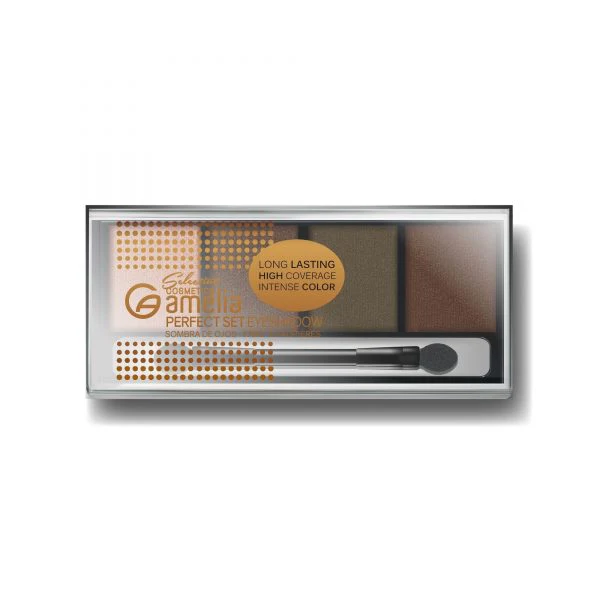 Amelia - Perfect Set Eyeshadow - Nude Set - 10g