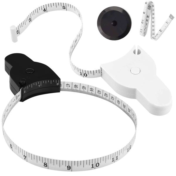 4-Piece Automatic Retractable Measuring Tape 60'/150 Cm
