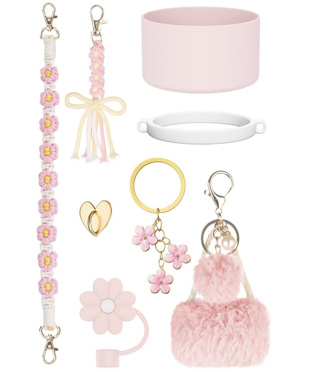 Reusable Cup 40oz & 30oz Tumbler Accessories Set - Compatible with Stanly - 8-piece