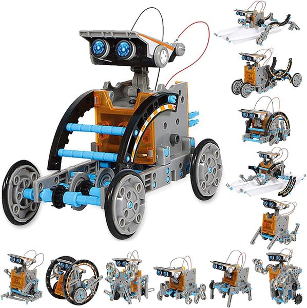 12-in-1 Solar Robot STEM Toy Building Kit for Kids 8+