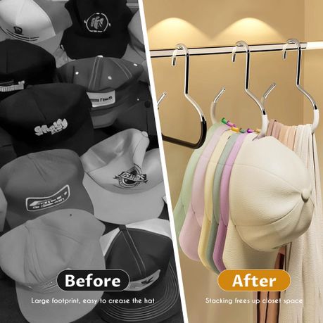 Baseball Caps Hat And Scarf Storage Ideas Open Ring Closet