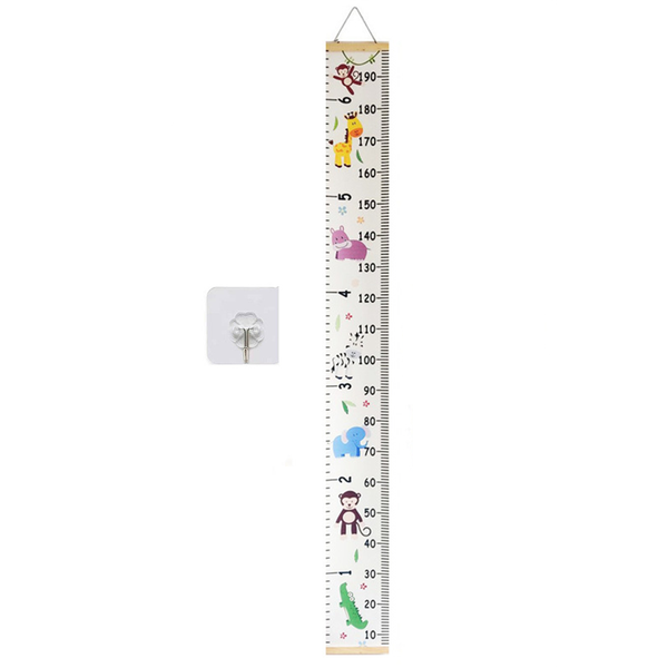 Height Growth Chart Cartoon Height Measurement Wall Ruler for Girl and Boy