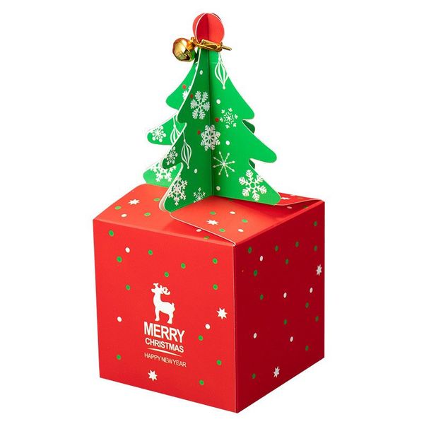 20 Christmas Gift Boxes with Pop-Up Paper Trees for Kids