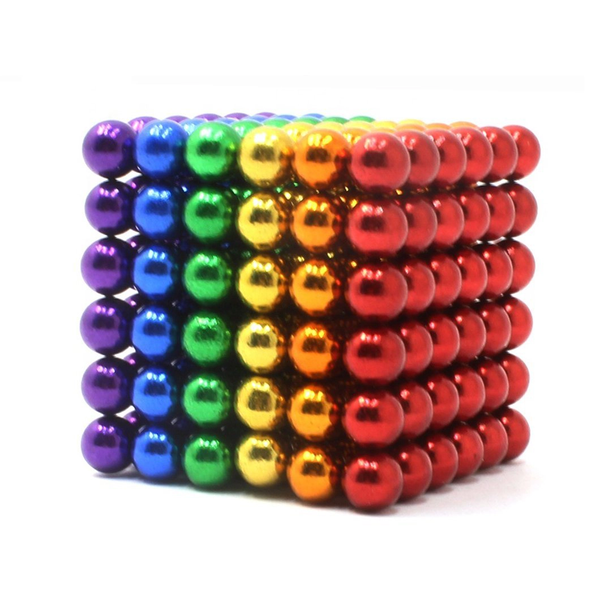 Atomz Magnetic Balls – Rainbow Buckyballs (216 5mm balls)