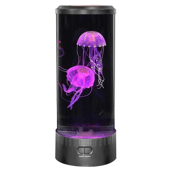 Hypnotic Aquarium for Medusa Seven Colors LED Ocean Lantern Lamp Bedroom D