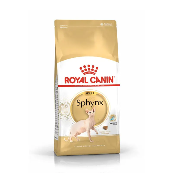 Royal Canin Sphynx Adult Cat Food - Skin, Heart &amp; Digestive Support 2kg