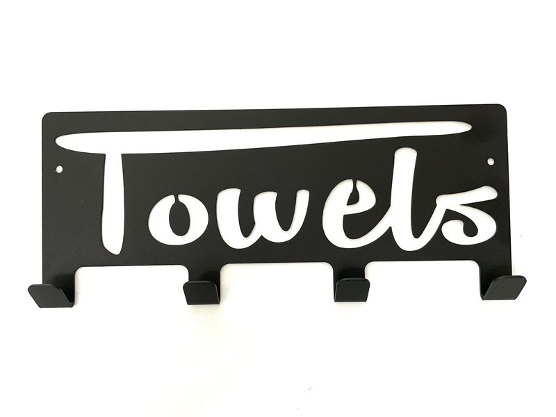 Towel Hook Black