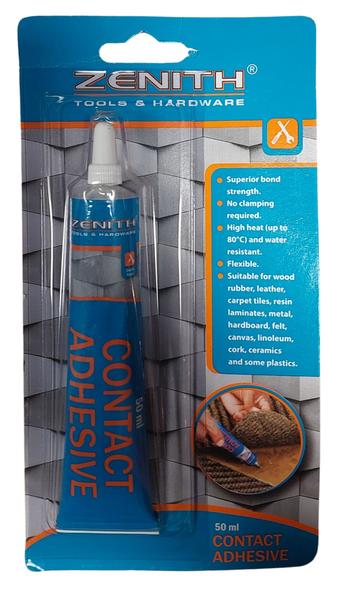Contact Adhesive Where No Clamping is needed.